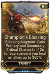  Champion's Blessing