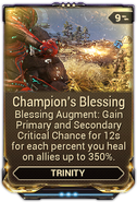  Champion's Blessing