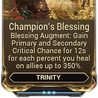 Champion's Blessing
