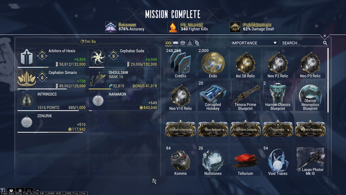 Mission Rewards | WARFRAME Wiki | Fandom