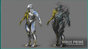 Nidus Prime concept art from Tennocon 2021