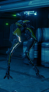 Friendly Shockwave MOA, displaying the glowing stripes.