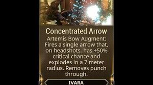 WARFRAME - Ivara Concentrated Arrow