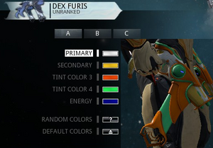 Dex Furis Color Customization