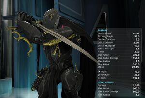 Excalibur Umbra holding the Pangolin Sword