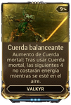 Cuerda balanceante