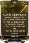 Cuerda balanceante