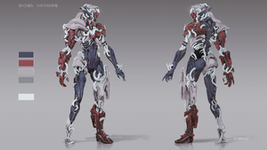 Xaku's finalized concept art