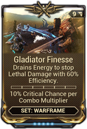  Gladiator Finesse set bonus