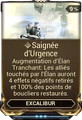Saignée d'Urgence