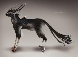 Feral/Moonless Kavat concept art shown in Devstream 58