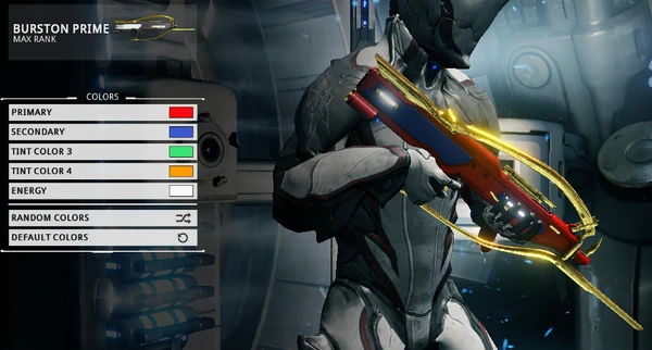 Personalización de colores de la Burston Prime.
