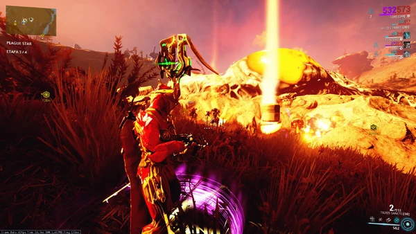 Fase 3 - Escoltamos a un dron hasta el asteroide (ESCOLTA). Fase 4 - Matar a todos los infestados hasta el fin del contrato (EXTERMINIO).