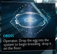 Operátor, dobja a tojást a rendszerbe, hogy megkezdődhessen a tenyésztés. Csak tegye a földre.