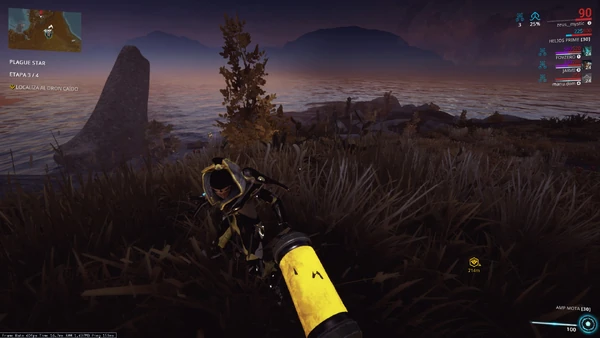 Incluso con el Tenno podemos transportar la toxina, es muy fácil.