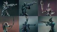 Warframe - All Tenno Primaries - Weapon Animations & Sounds (2012 - 2019)