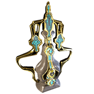 Ayatan Hemakara Sculpture 1x  Ayatan Amber Star 2x  Ayatan Cyan Star (2,600 filled)