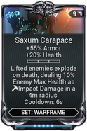 SaxumCarapaceMod