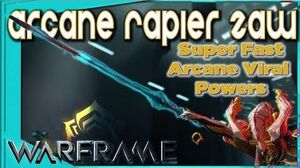 Warframe - ARCANE VIRAL ZAW - Legendary Limited Zaw