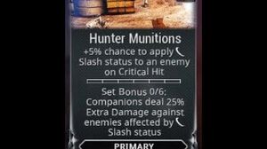 WARFRAME - Hunter Munitions