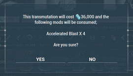 Mod Guide - Use / Fusion / Transmutation / Sale – WARFRAME Support