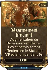 Désarmement Irradiant