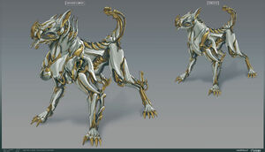 Sanzang Prime Kubrow Armor concept art