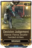 Decisive Judgement