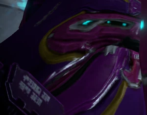 Closeup of the magazine.