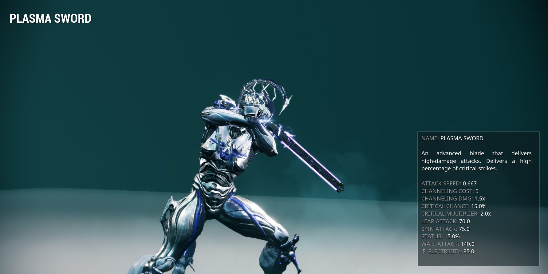 Plasma Sword Warframe Wiki Fandom