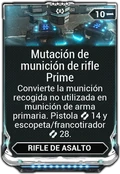 Mutación de munición de rifle Prime