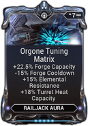  Orgone Tuning Matrix (-15% damage type modifier for  Cold,  Electricity,  Heat, and  Toxin damage)