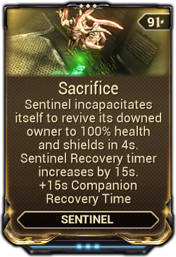 warframe best sentinel mods