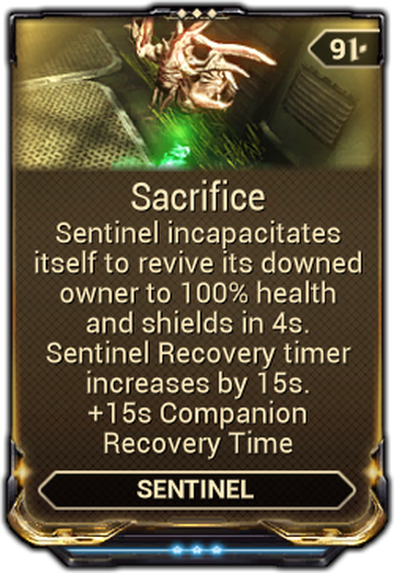 Sacrifice, WARFRAME Wiki