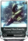 Mod Nahkampf PrimedReichweite