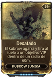 Desatado El kubrow agarra a un objetivo VIP, tirándolo al suelo.