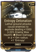  Entropy Detonation