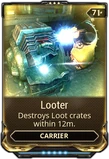  Looter Carrier releases pulses that break open nearby storage containers and resource deposits.
