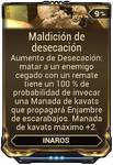 Maldición de desecación