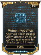  Vome Invocation