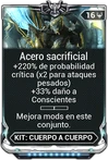 Acero sacrificial