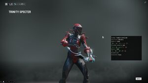 Trinity Junction Specter, as seen in codex. Note holstering bug, and lack of "skirt".