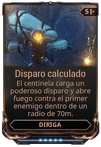 Disparo calculado