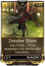 Mod Haltung ZinnoberSturm