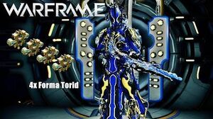 Warframe Torid Setup - 4x Forma - with without Riven Mod (U21.0