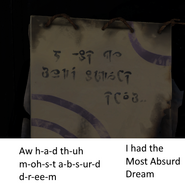 A note found in the Glassmaker investigation