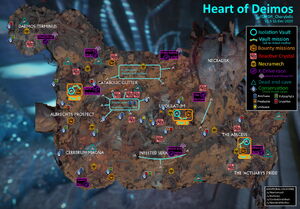 Deimos Cambion Drift annotated map