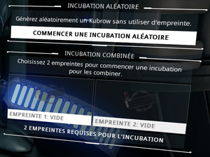 Incubation aleatoire