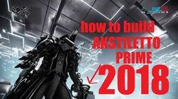 Akstiletto Prime Warframe Wiki Fandom