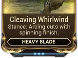 Cleaving Whirlwind